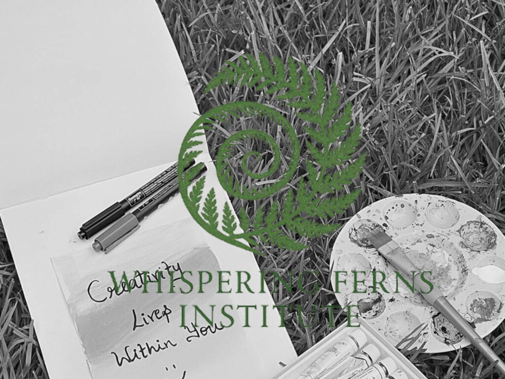 Whispering Ferns Institute website by Caffeinated Marketing